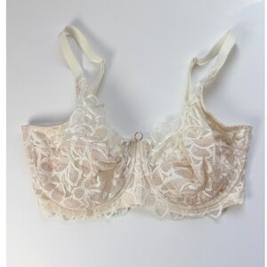 Panache Lace Underwire Bra - Cream 34FF